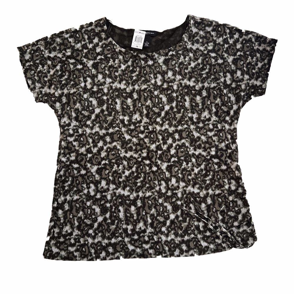 NWT INC International Concepts Top Short Sleeve Blouse Women Size 1X